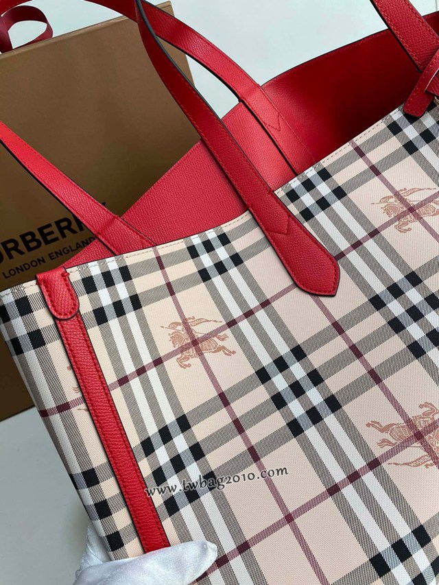 Burberry專門店新款雙面購物袋 巴寶莉功能型購物袋手提女包 yxb1529